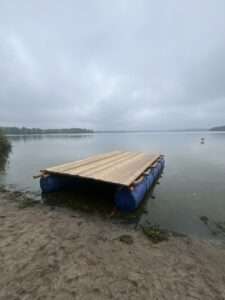 Floßbauen auf dem großen Plöner See