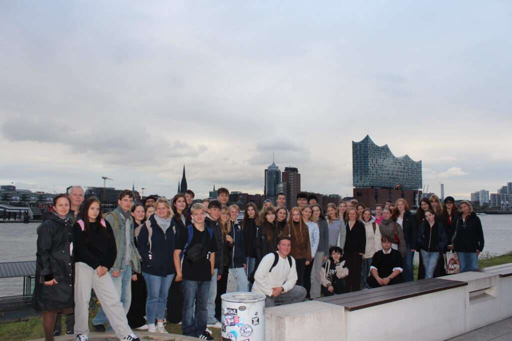Gruppe des Litauenaustauschs in Hamburg